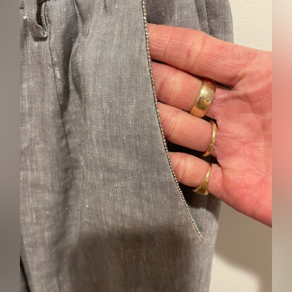 Marco Cimmino Gray Italian made Slacks trousers pants size 2 excellent condition - Picture 2 of 7